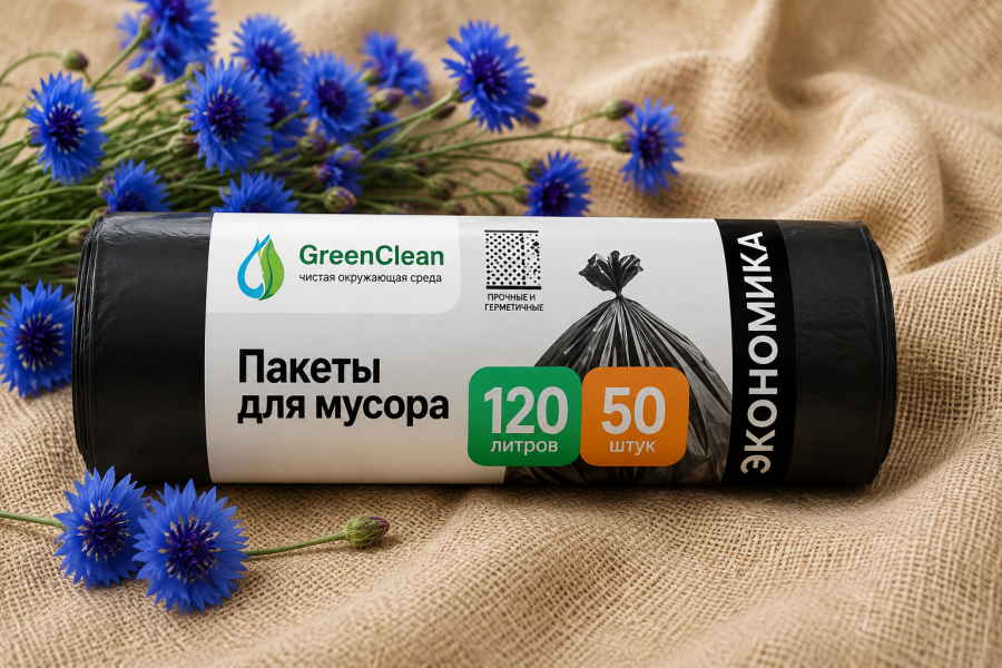 120л мешки мусорные 120л